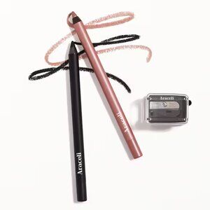 ARACELI BEAUTY‎ Gel Pencil Eyeliner Duo w/Sharpener (2-Pack) (NEW & SEALED!)